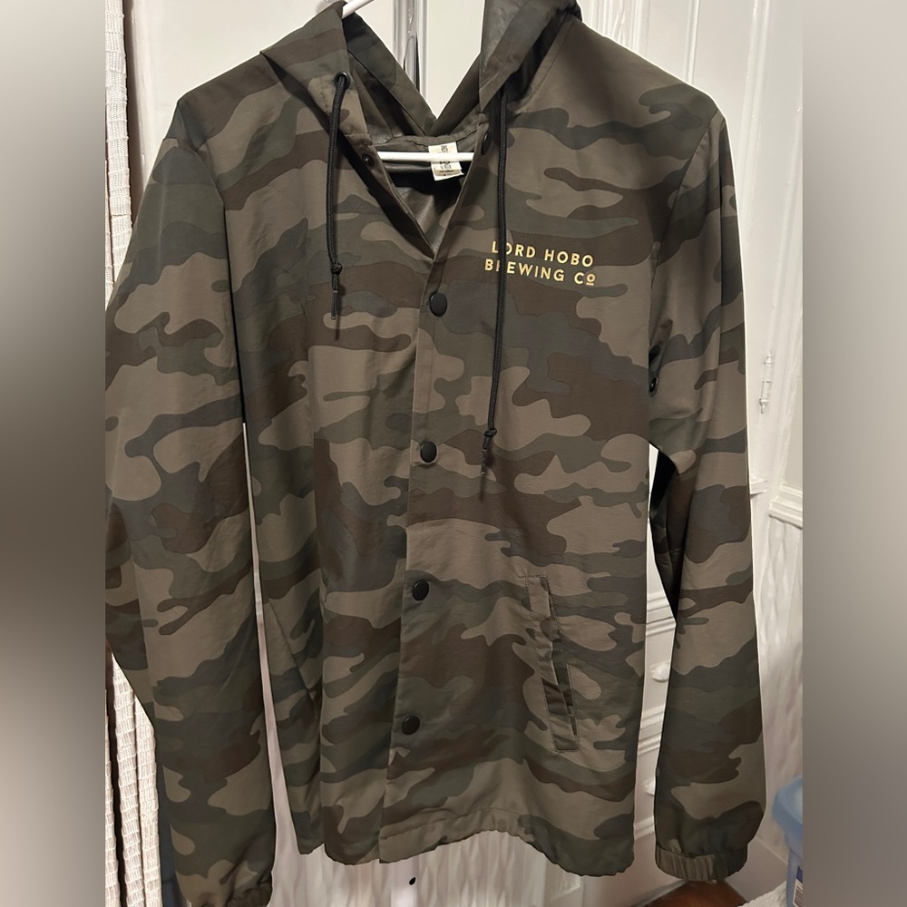 Lord Hobo Brewing Camo Hooded Jacket